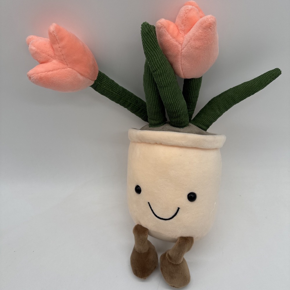 Tulip Succulent Happy Plant Sitter Stuffed Plush 12 Inch‎